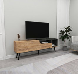 Hanah Home Soporte para TV Alba en Pino Atlántico y Antracita